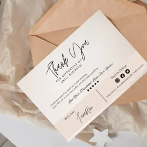 Custom Thank You Cards